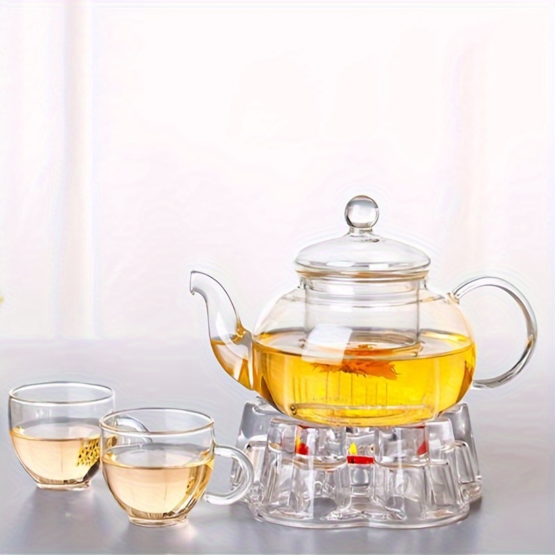 High Temperature Resistant Glass Tea Set With Magnetic - Temu