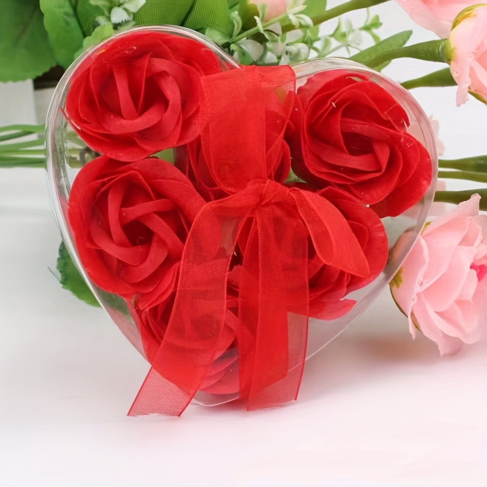9*9 Rose Soap Flower Head Three-layer Without Base Simulation Rose