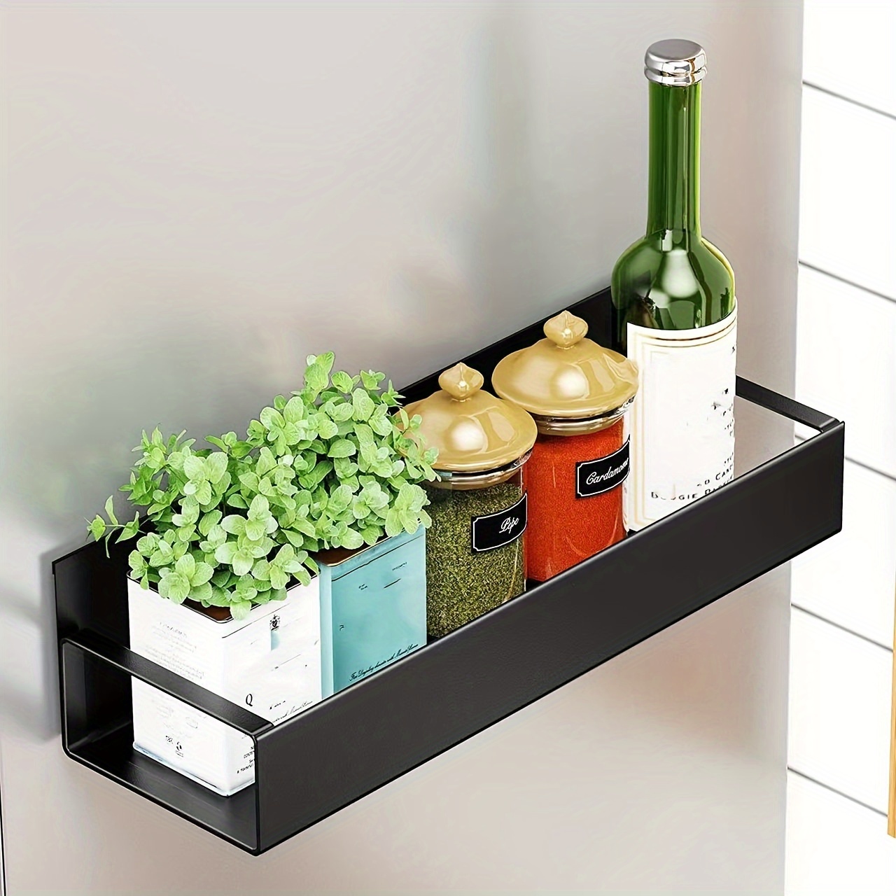 Magnetic Storage Rack Refrigerator Side Storage Rack Temu