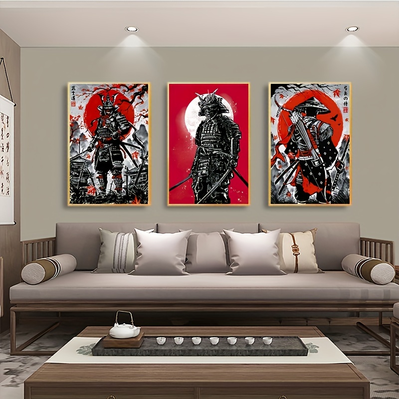 dynamic samurai poses Anime HD Posters Poster Decorative Painting Canvas  Wall Art Living Room Posters Bedroom Painting : : Everything Else