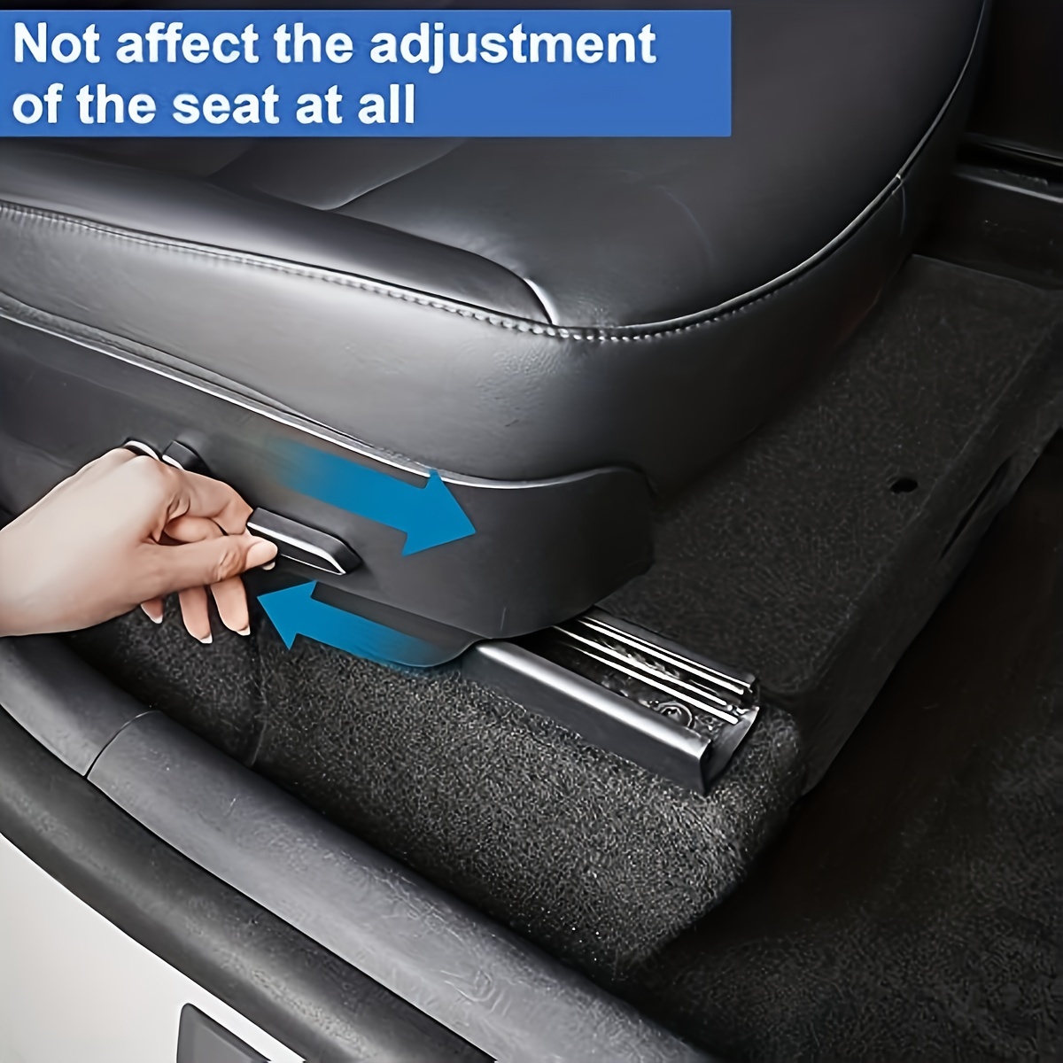 For Model Y 2021-2023 Under Seat Storage Box Drawer Holder Car Organizer  Accessories Compatible For Model Y For Driver & Passenger Seat