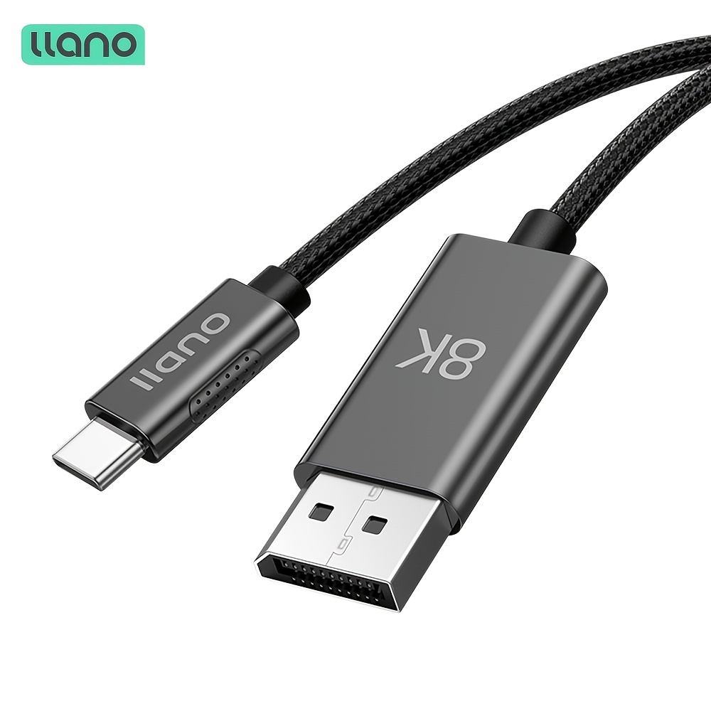 CableCreation USB C to DisplayPort Adapter 8K@30Hz, 4K@144Hz HDR  Thunderbolt 3/4 Type C Male to DP Female Converter for iPhone 15 Plus/15  Pro Max