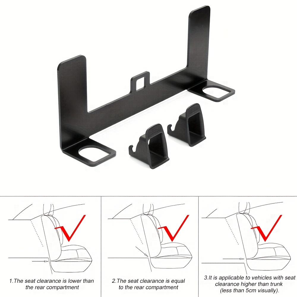 Isofix Universal Car Safety Seat Mounting Bracket, Universal Child Seat  Anchor Mounting Kit for ISOFIX Belt Connector (Updated Version) :  : Baby Products