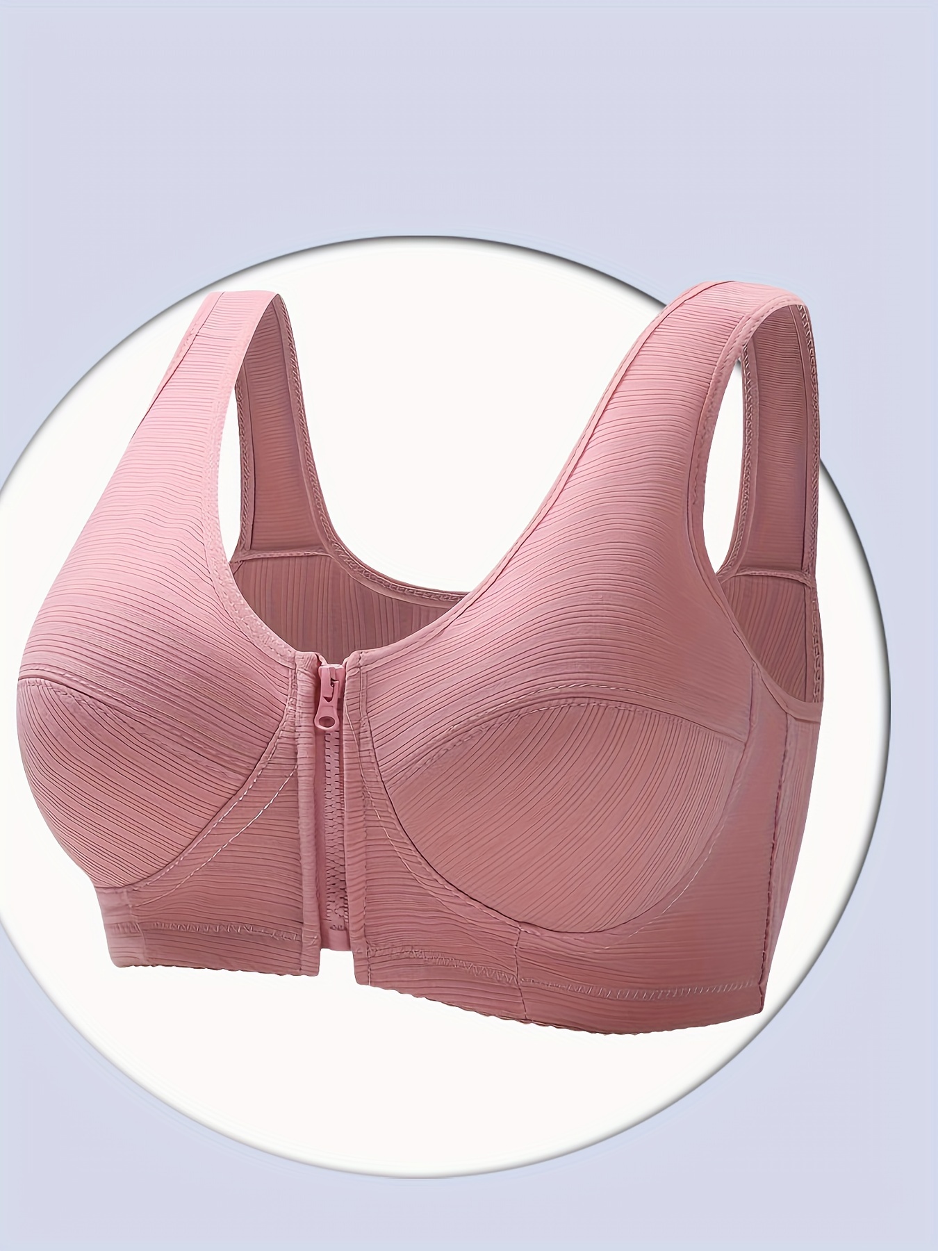 2pcs Sports Bra Underwear Top Thin Front Open Camisole Everyday Bra Large  Cup Bra Women Wireless Full Coverage Bra Vest (Color : Black, Size :  M/Medium) : : Clothing, Shoes & Accessories