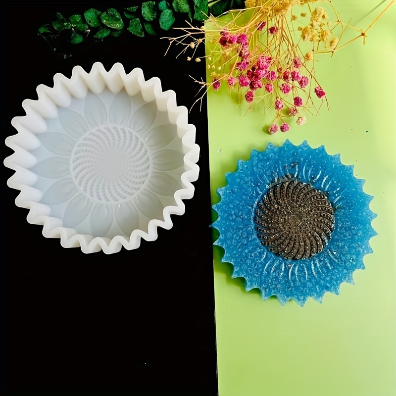 Sunflower Silicone Mold For Soap Aroma Beads Car Freshies - Temu