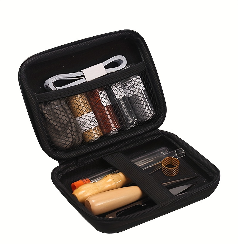 1 set di kit da cucito assortiti utensili in pelle fai-da-te strumenti  artigianali artigianali accessori da cucito per home shop