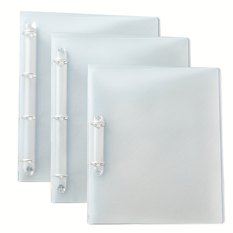 Page Protectors With 3 Ring Binder Large Size - Temu