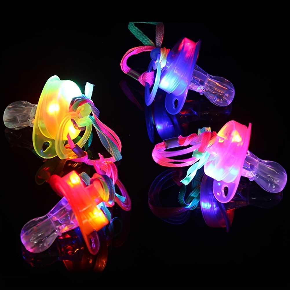 Children's Flashing Pacifier Flashing Whistle Pacifier Diba Bar Pacifier Three light Glowing Pacifier Toy
