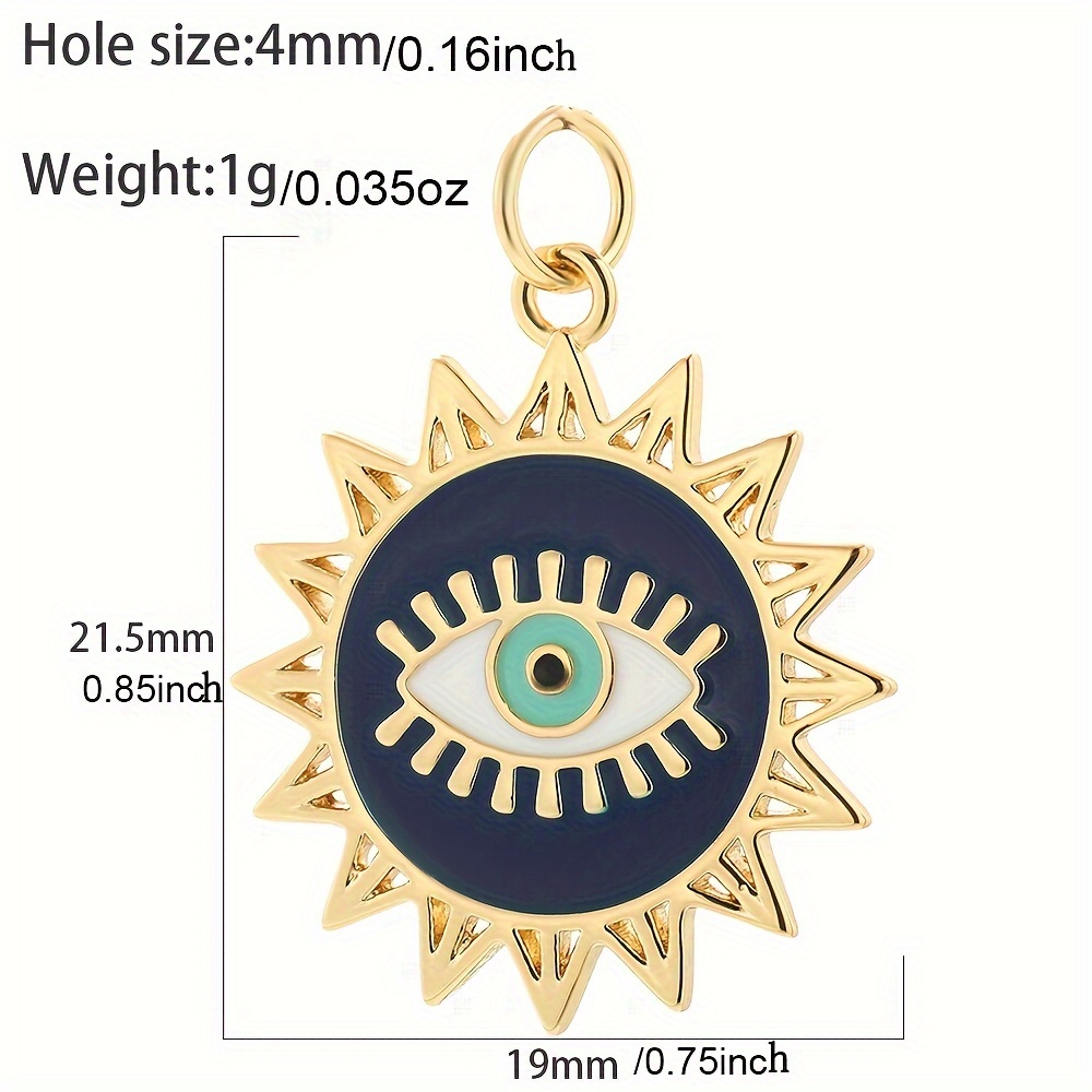 Sun Star Moon Geometric Charms For Jewelry Making Supplies - Temu