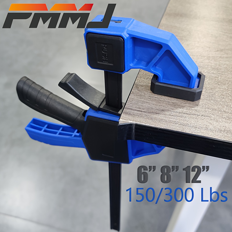 

Pmmj Bar Clamp 6/8/12inch One-handed Clamp/spreader Clamps 150/300 Lbs Load Limited Quick Release Change F Clamp Clip For Woodworking Carpenter Diy