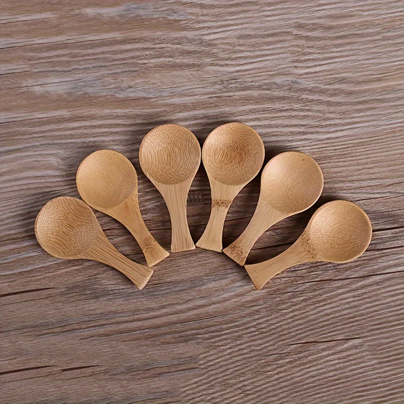 Spoon,1Pc Natural Bamboo Root Bamboo Root Spoon Bamboo Scoop Innovative  Solution 