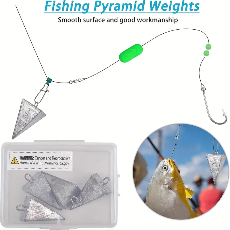 Pyramid Sinkers Fishing Weights Surf Fishing Weights Sinkers