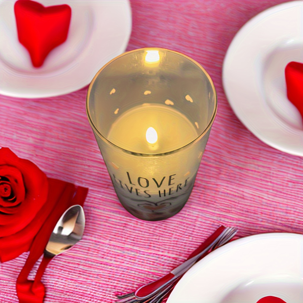 Valentine's Day Romantic Night Candles Romantic Candles - Temu