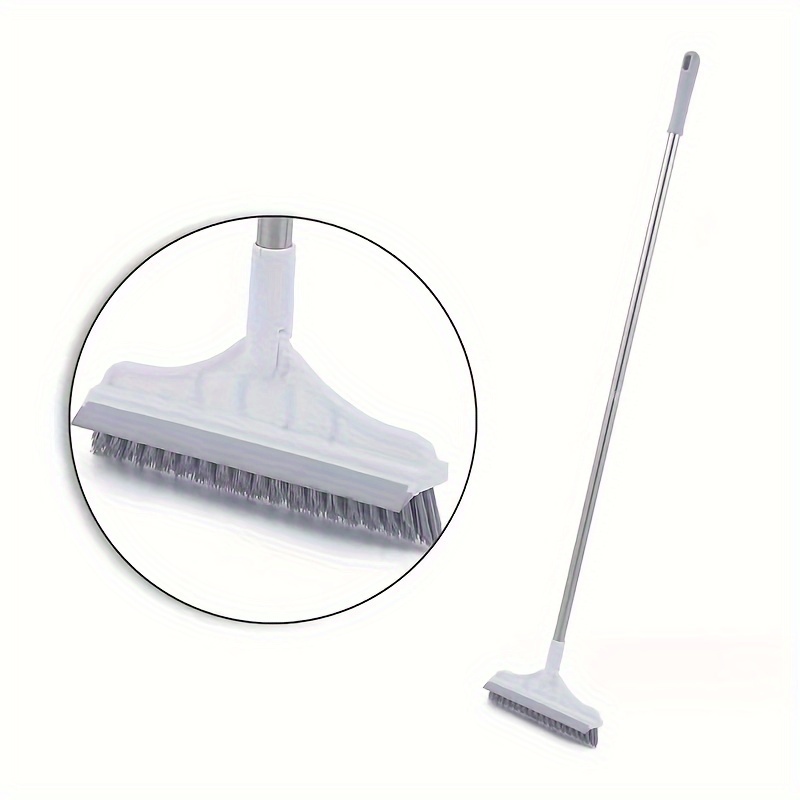 Multi-purpose Floor And Wall Cleaning Brush, 2-in-1 Bathroom Floor Wall  Tile Cleaning Brush With Scraper, Long Handle Scrubbing Cleaning Brush,  Floor Brush, No Dead Corner, Cleaning Supplies, Cleaning Tool, Back To  School