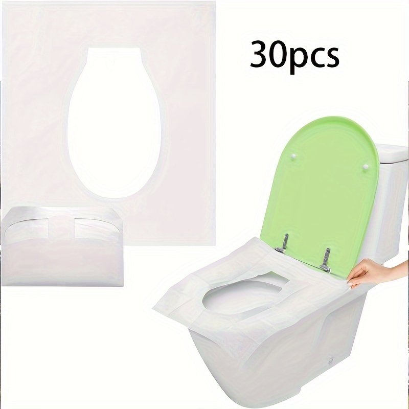 Protege Toilette Jetable, [30 PCS] Couvre-Sièges WC en papier