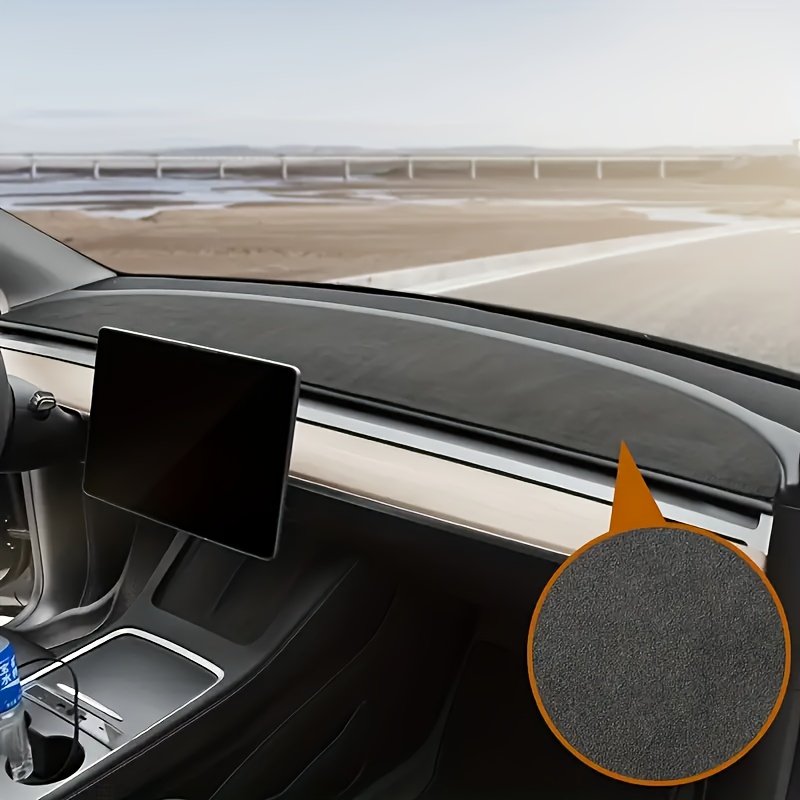 Auto Tapis de Tableau de Bord, pour Tesla Model 3 Couverture de Tableau de  Bord Protection Dashmat Accessoires De Voiture.