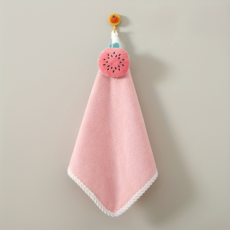  PRATIQUE 5 Pack Cute Hand Towels, Bathroom Towels with Hanging  Loop, Children Hand Towel Animals, Microfiber Coral Fleece Absorbent Hand  Towel for Kitchen Bathroom Bedroom (5pcs) : Home & Kitchen