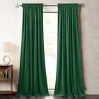 1pc simple solid color thickened warm curtains italian fleece soft material light filter decorative modern festive red curtains long curtain rod pocket door curtains for living room bedroom home decoration