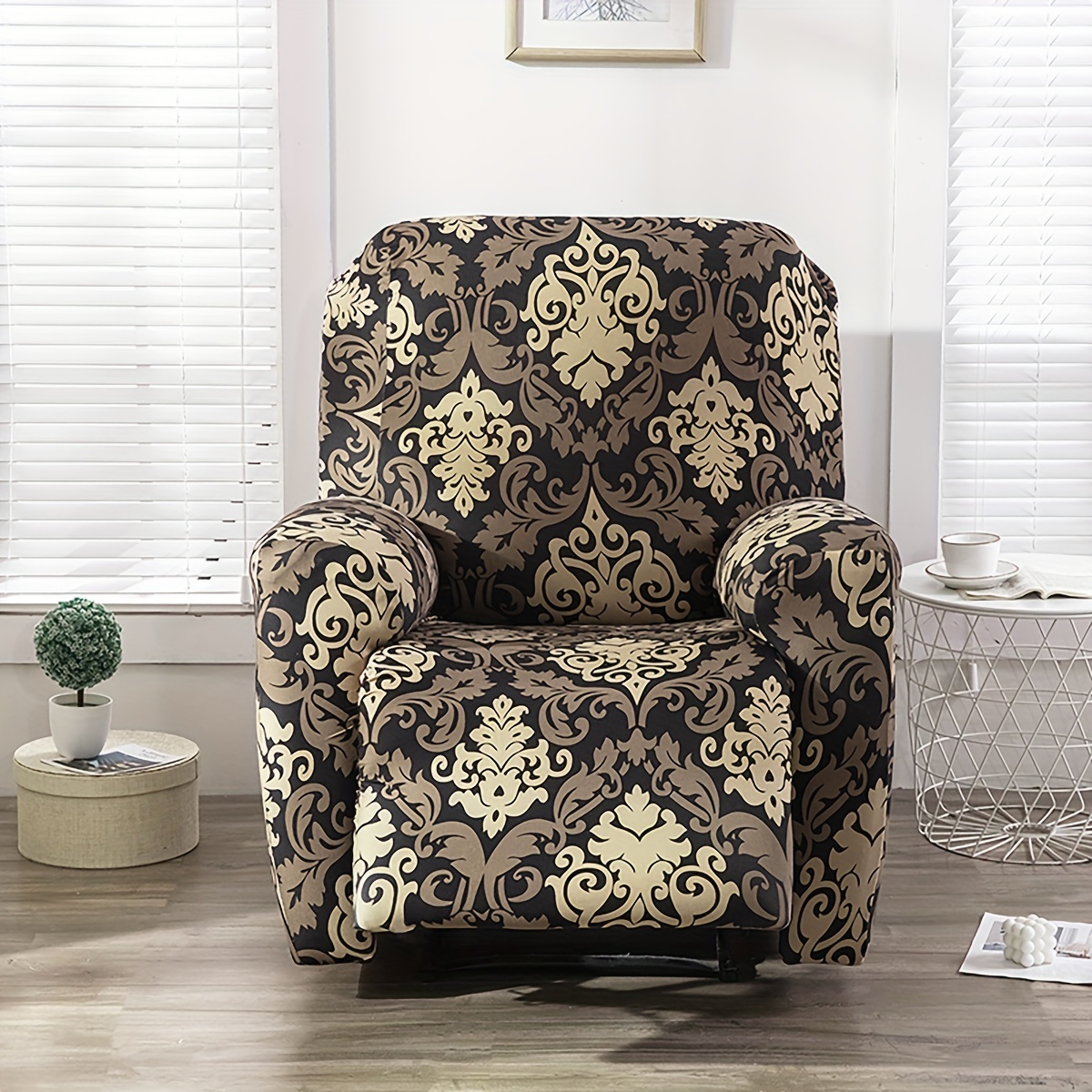 Comprar Funda de sofá reclinable con estampado Floral, fundas elásticas de  LICRA para sillón, fundas elásticas extraíbles para sillas de niño perezoso  para sala de estar
