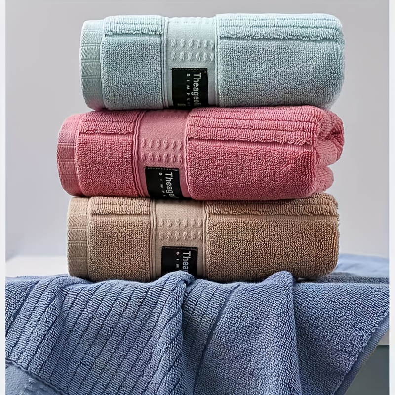 Pure Cotton Towel, 32 Strands Towel, Thick Absorbent Towel, Daily  Necessities, Gift - Temu