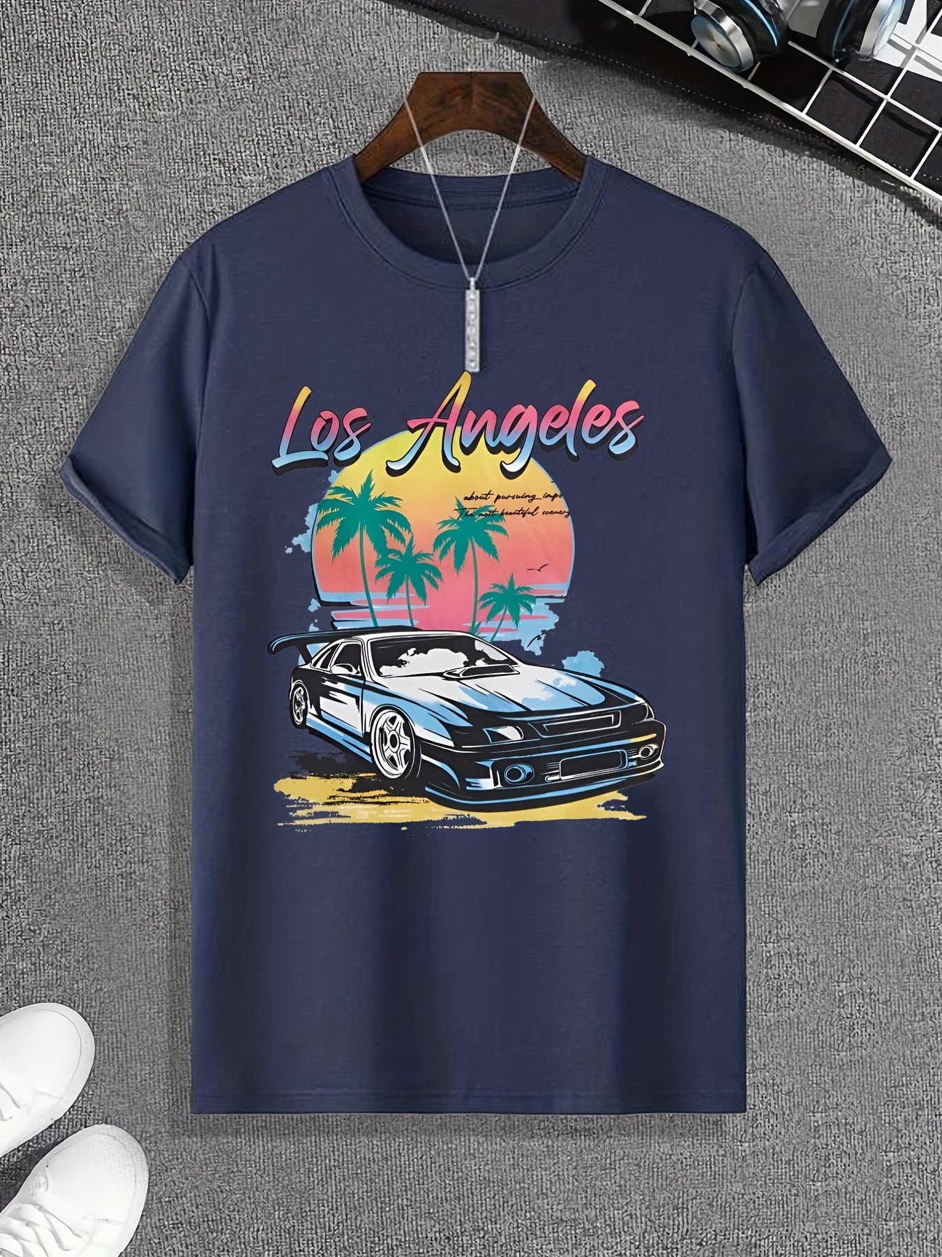 Los Angeles Apparel | Shirt for Men in Navy, Size XL