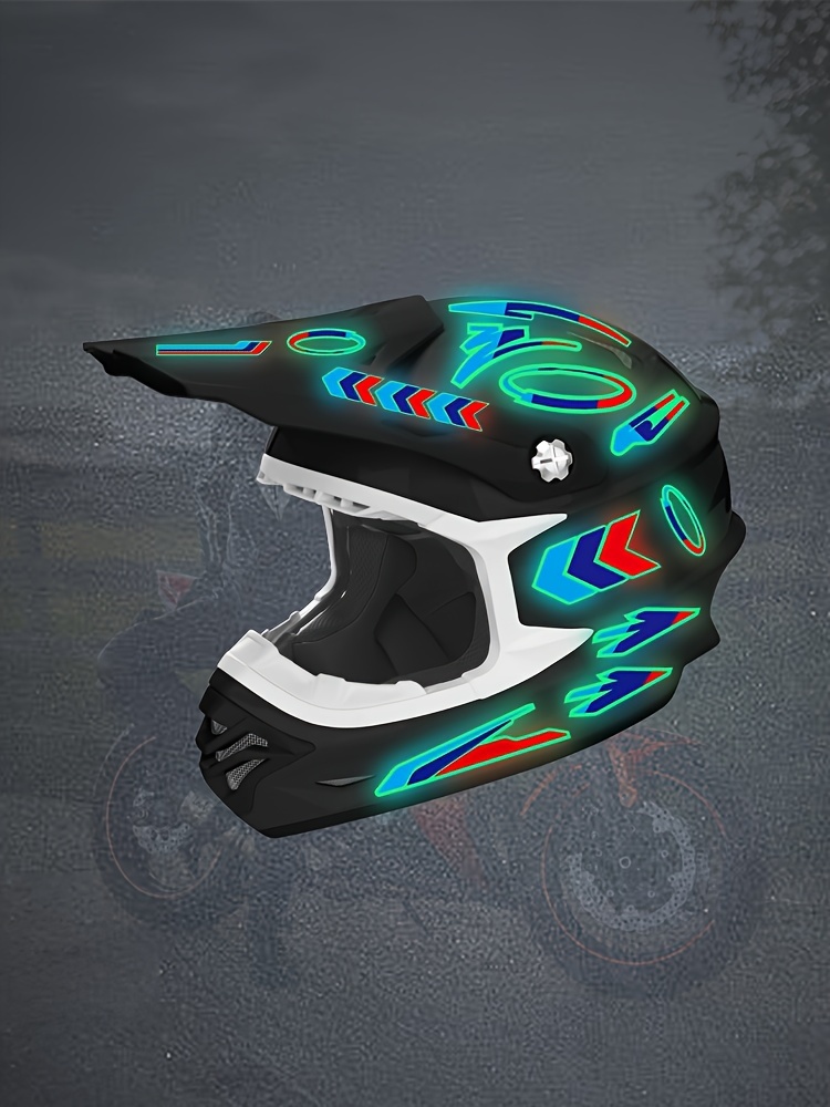 Adesivi Casco Moto, Adesivi Casco Moto Luminosi E Cool, Caschi