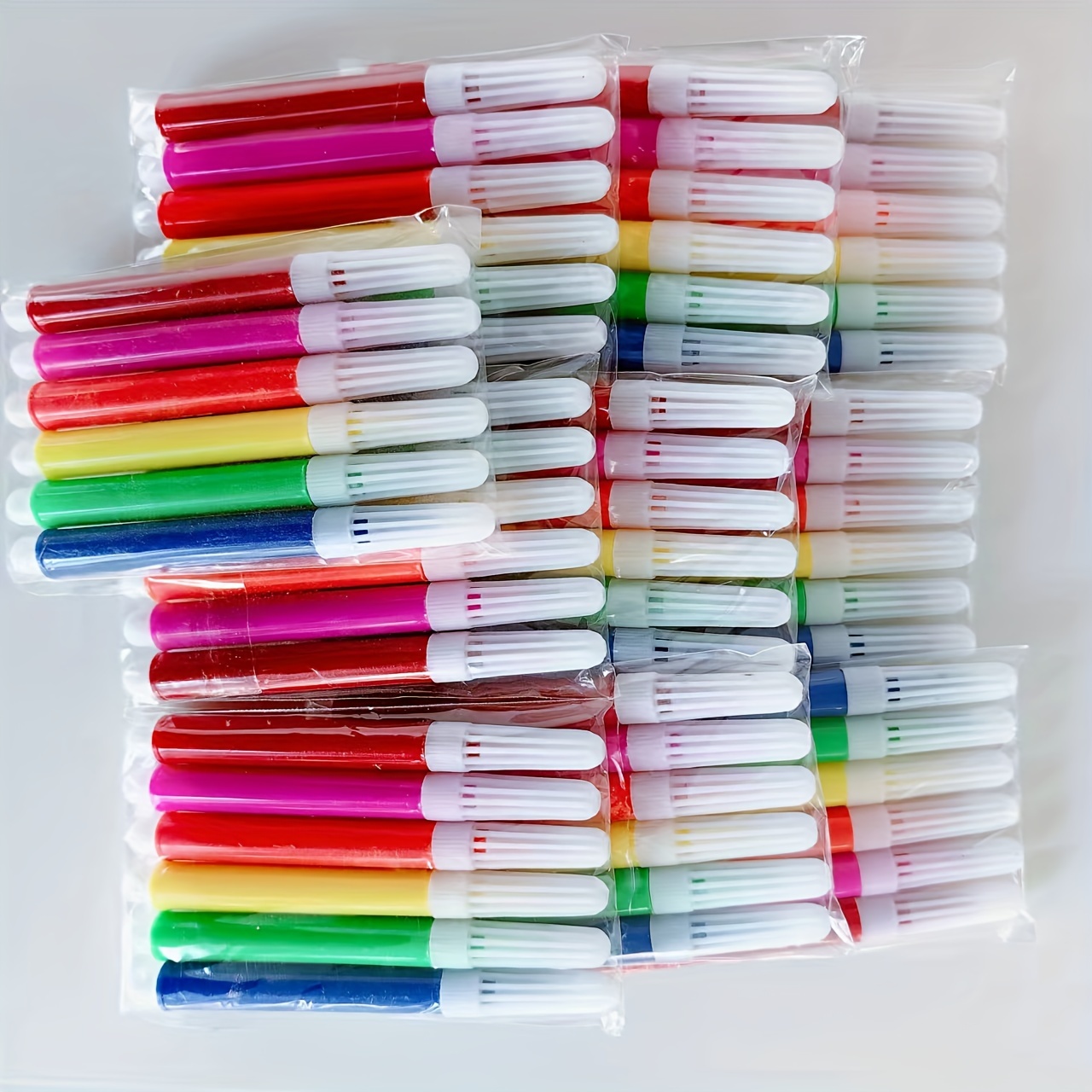 Image of 60pcs/120pcs Washable Painting Brushes, Suitable For Event Signings, Watercolor Painting, Coloring, Doodling Stationery, Gift Rewards, Professional Art Supplies