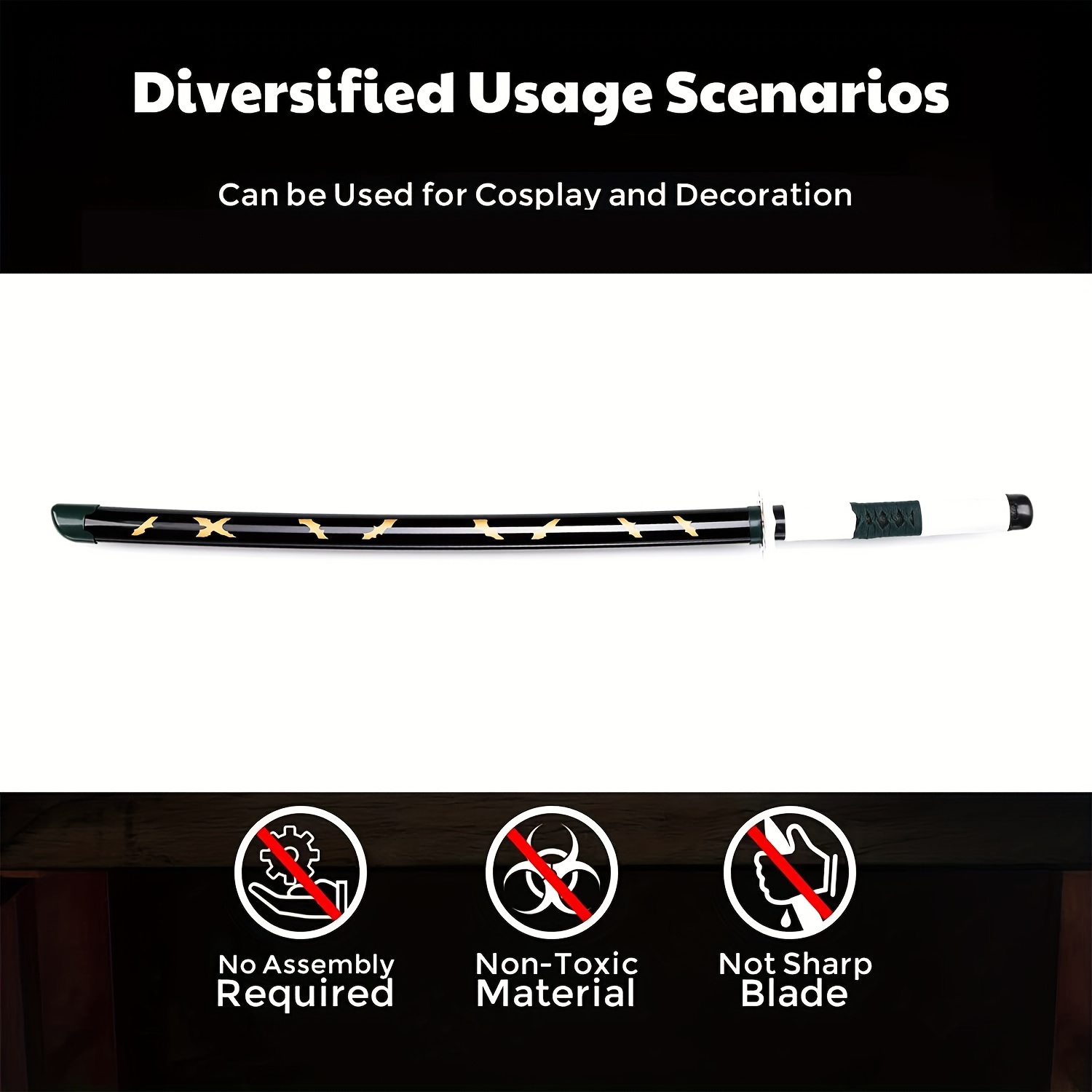 Samurai Wooden Role playing Toy Sword