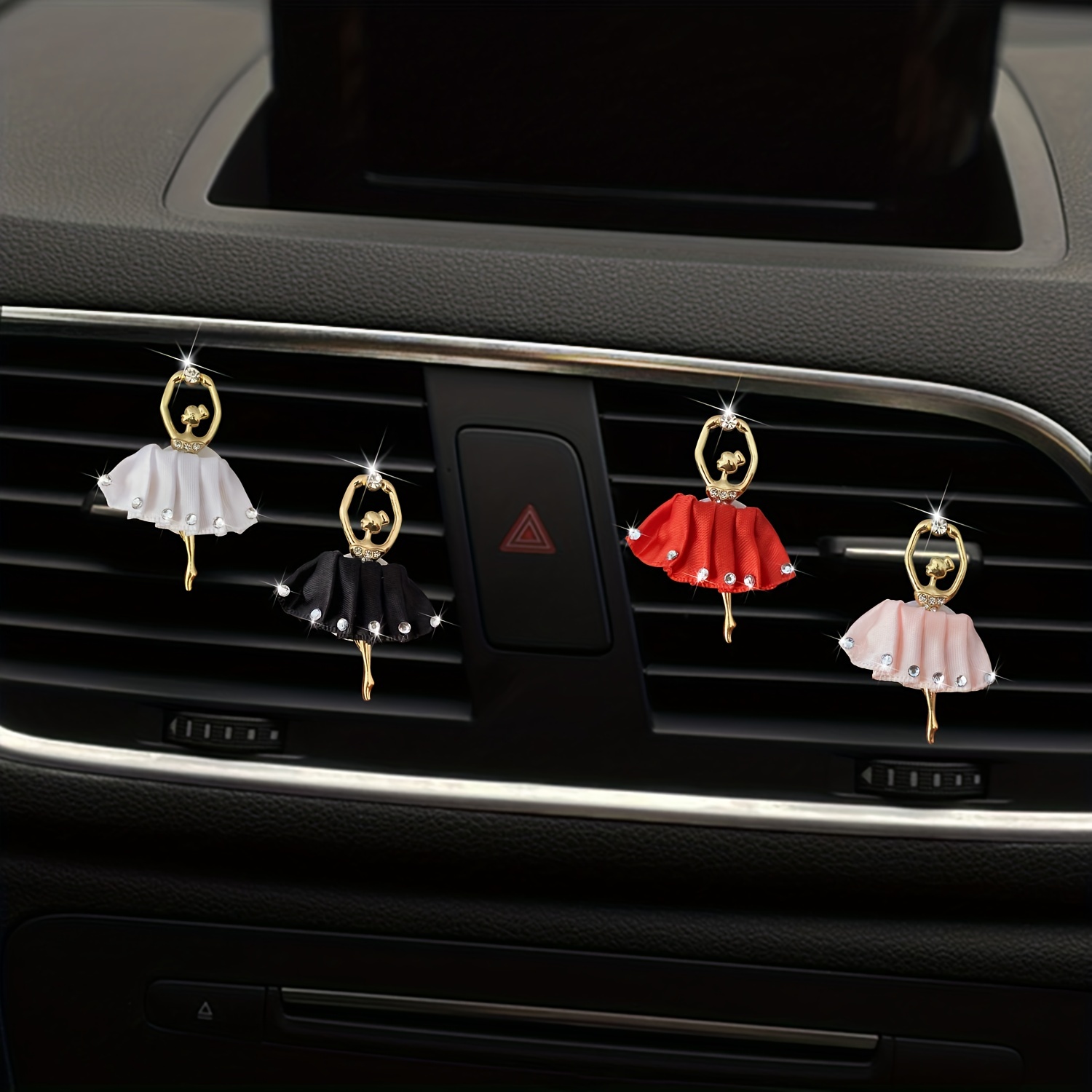 Atsafepro Swan Car Dashboard Decorations Air Outlet Aromatherapy Pearl  Rhinestone Car Ornament Car Stuff for Women Auto Parts - AliExpress