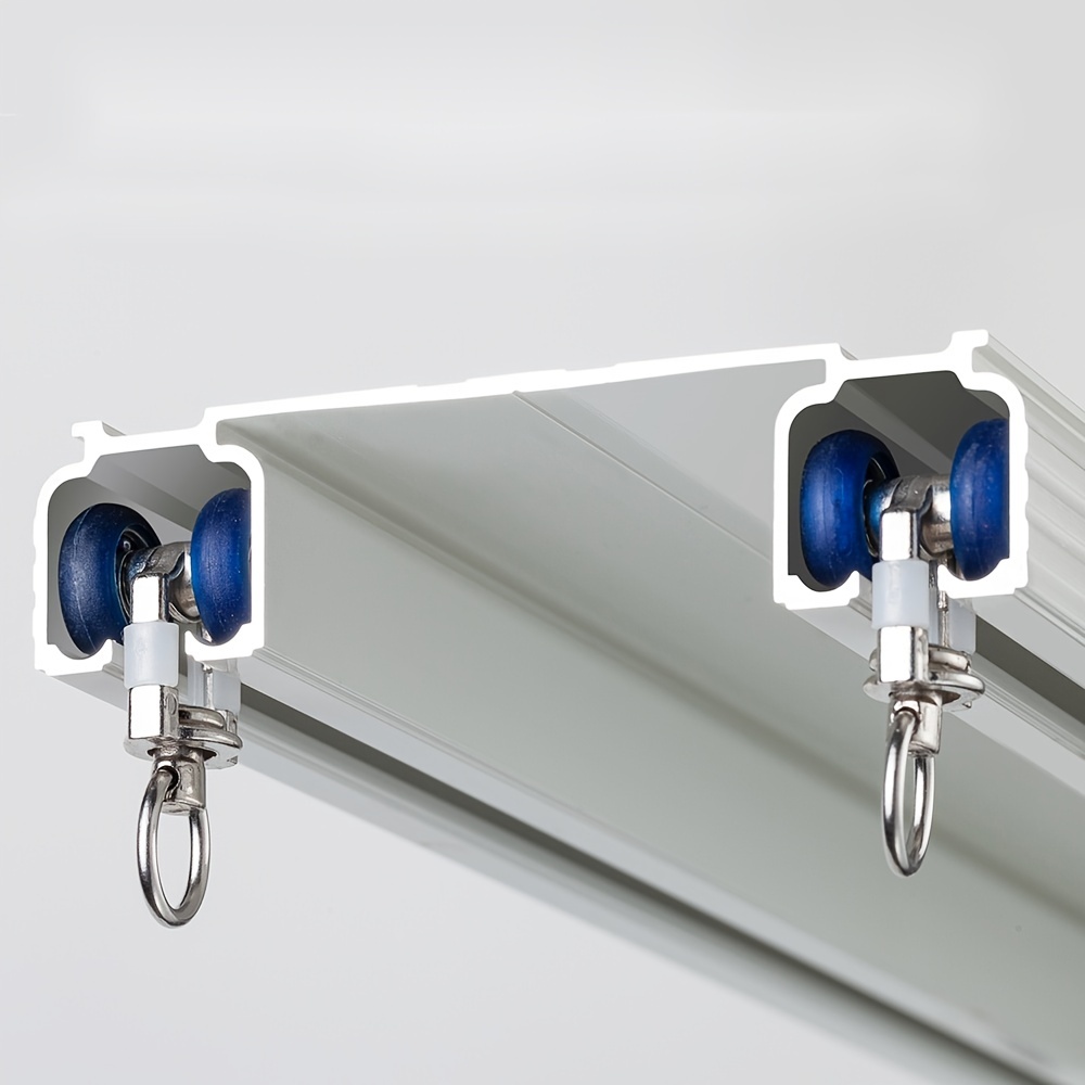 Curtain Hooks Curtain Track Pulley Nano Wheel Bathroom Door