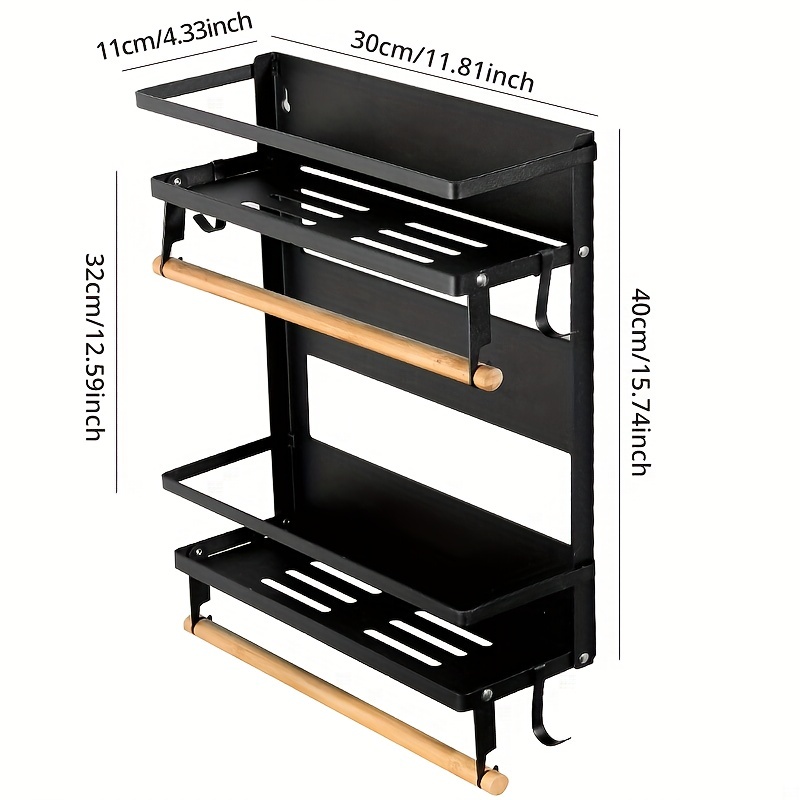 Magnetic Refrigerator Shelf Multifunctional Kitchen Storage