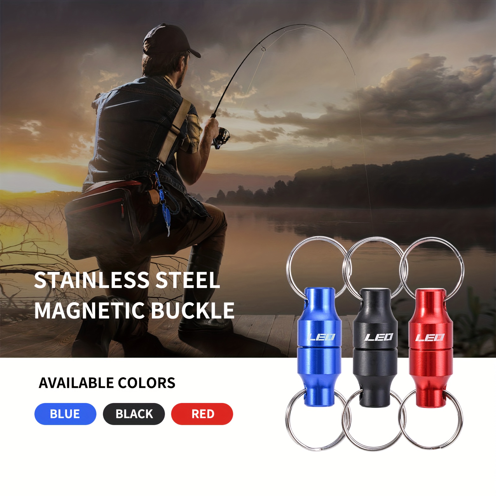 Strong Magnetic Fishing Holder Quickly Release Keychain - Temu Belgium