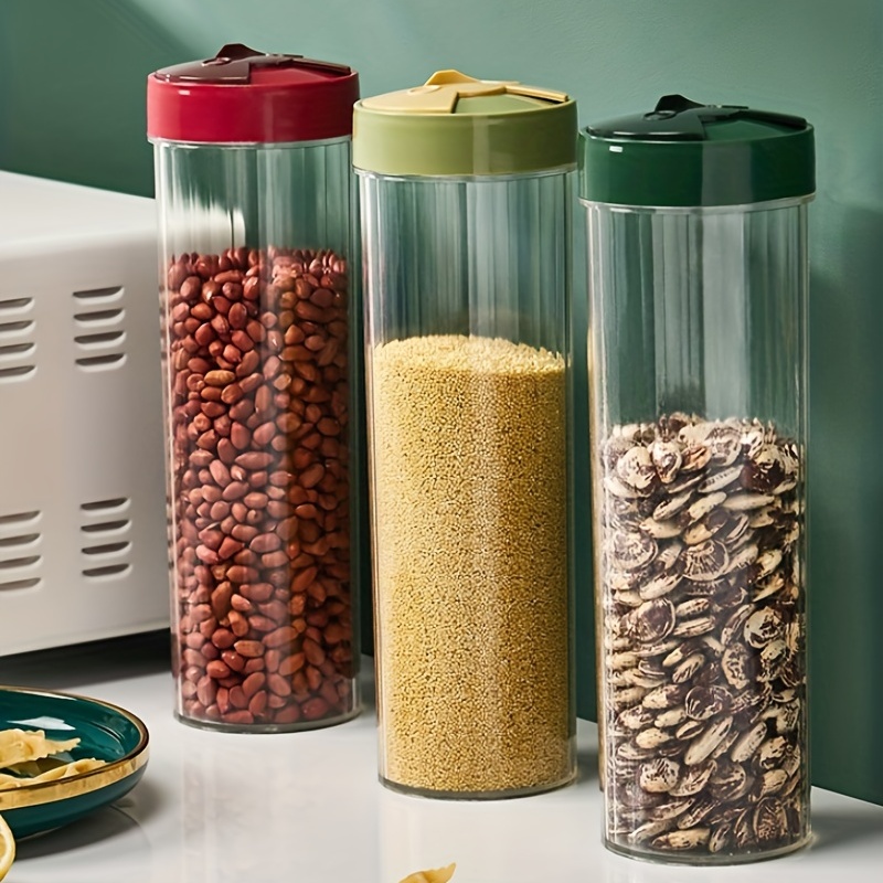 Food Jars Canisters Metal Food Storage Jar Canister With - Temu