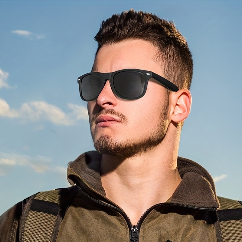 Gafas De Sol Polarizadas Para Hombre Lentes De Espejo Retro - Temu