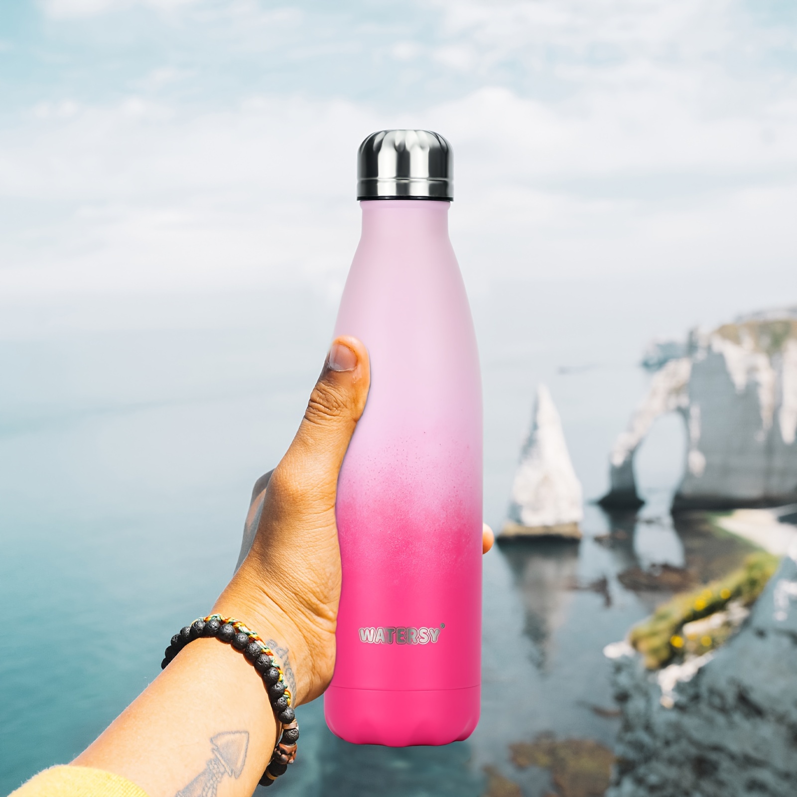 Watersy Stainless Steel Water Bottle Bpa Free Vacuum - Temu