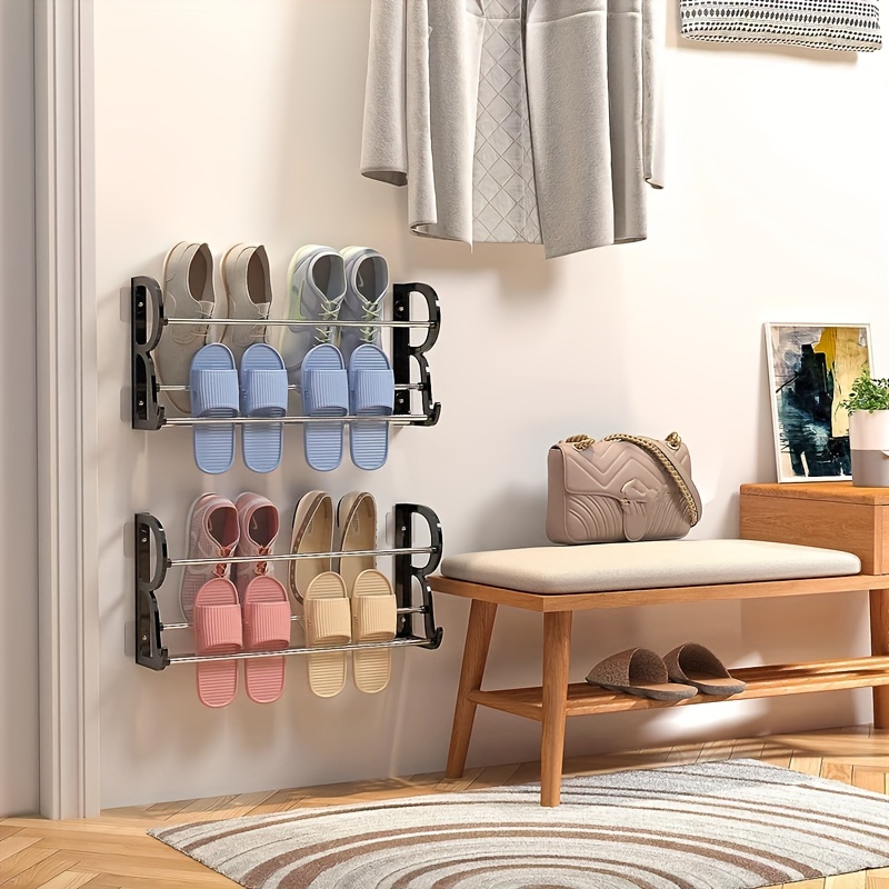 Rv Shoes Storage For Bedside Wall Mounted Entryway Shoes - Temu