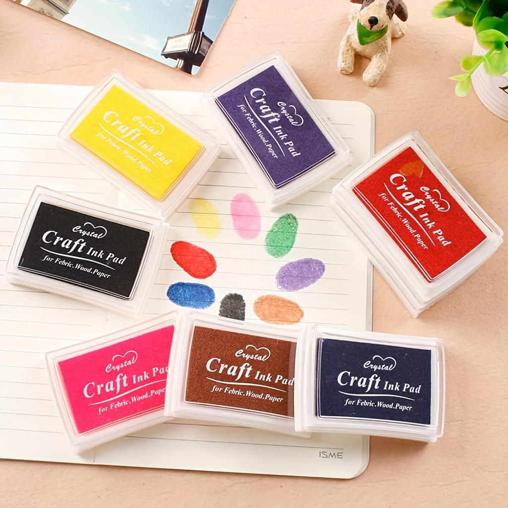 Craft Ink Pads Washable Ink Pads Multi color Ink Pads Rubber - Temu