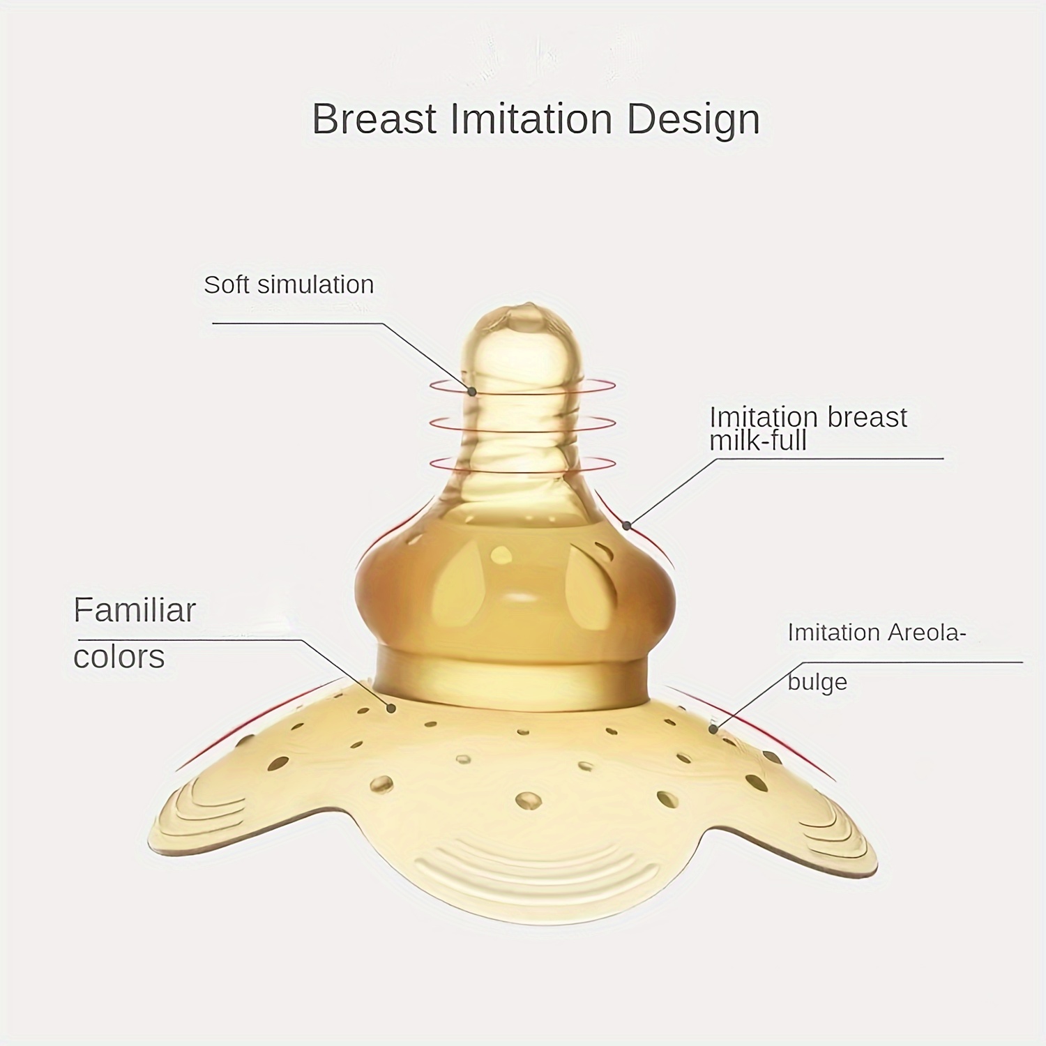 Silicone Nipple Shield For Breastfeeding Washable Nipple - Temu