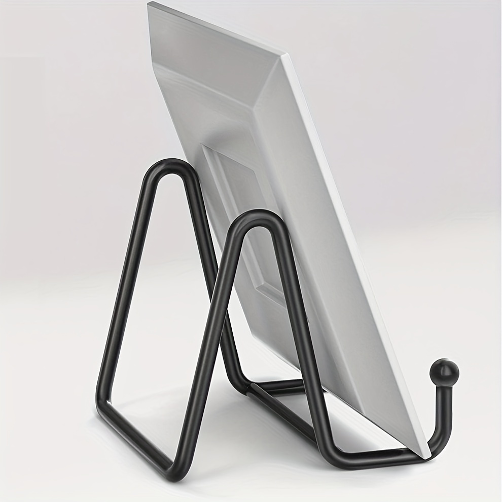 Plate Stands For Display, Plate Holder Display Stand, Metal Frame Holder  Stands For Book, Pictures, Photo Easel, Tabletop Art - Temu New Zealand