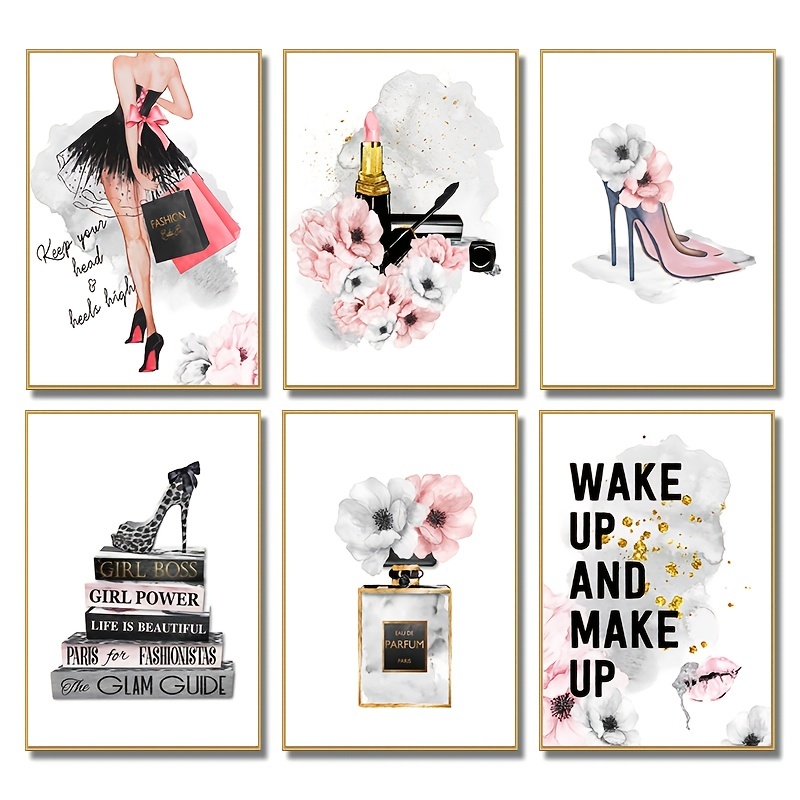 Set of 2 Chanel Prints | Chanel Wall Art | Chanel Perfume | UNFRAMED