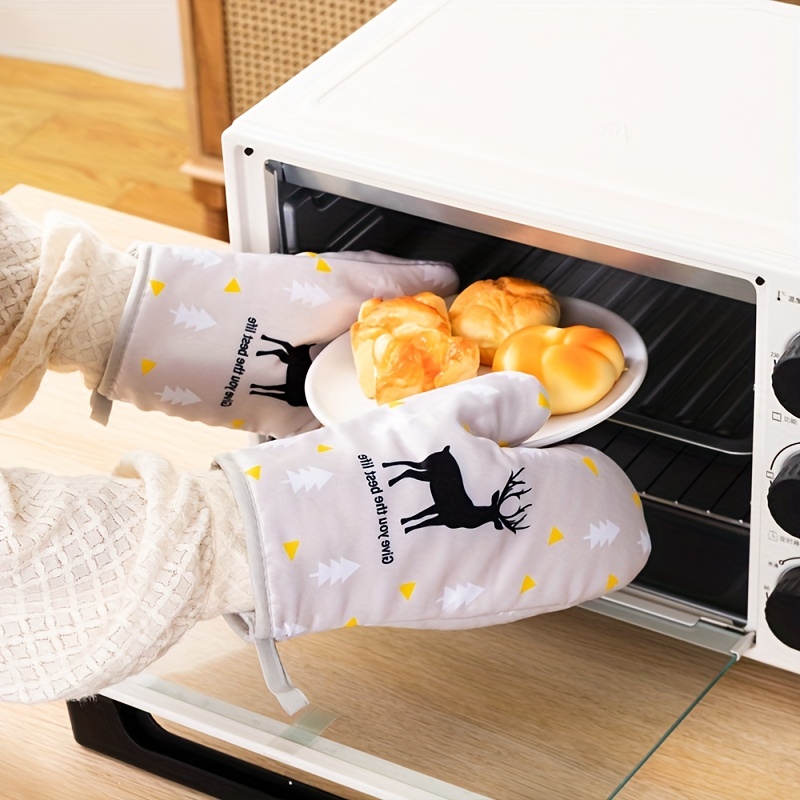 1PC Cute Kitchen Cooking Microwave Oven Mitt Insulated Non-slip