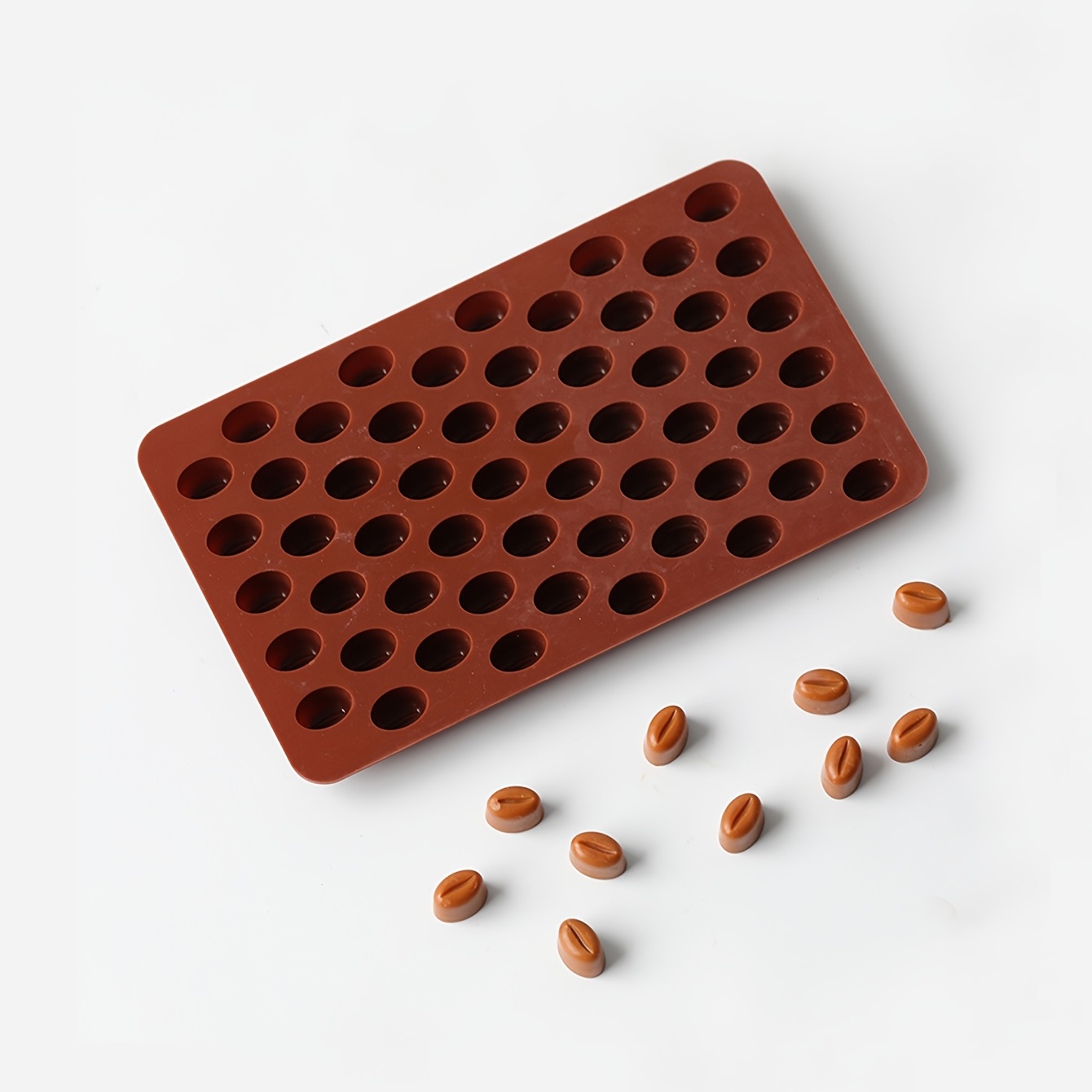 Mini Coffee Bean Shape Candy Mold For Chocolate And Cake - Temu