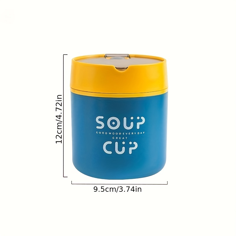 Stainless Steel Lunch Box Drinking Cup with Spoon Food Thermal Jar