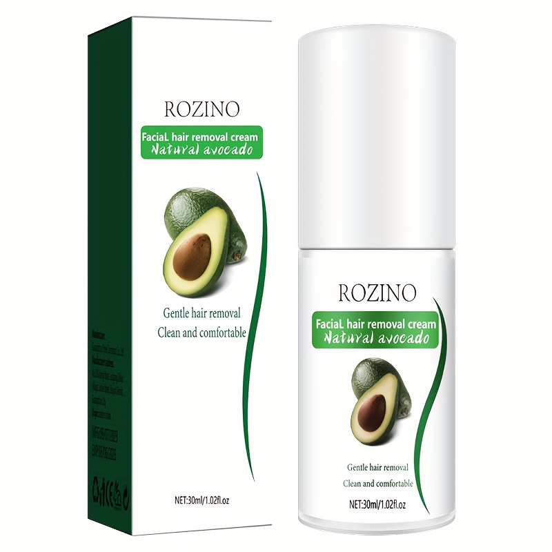 1.01oz Natural Avocado Hair Removal Cream Gentle And Non irritating To Remove Facial Hair Skin Smooth And Delicate Hair Shaving Cream