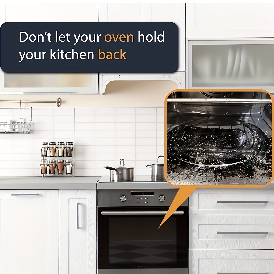 2PCS Large Non Stick Oven Liner Reusable Dishwasher Safe Baking Mats Spill  Pads