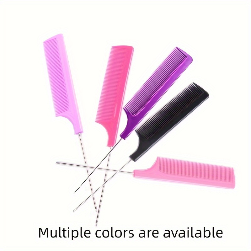 1cps Professional Rat Tail Hair Comb Anti-static Hair Dye Brush Barber Salon Household Hair Styling Comb