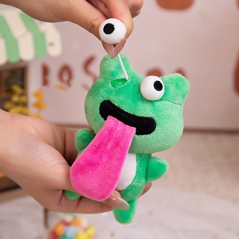 Cute Stuffed Animal Keychain Fluffy Doll Key Chain Ring - Temu