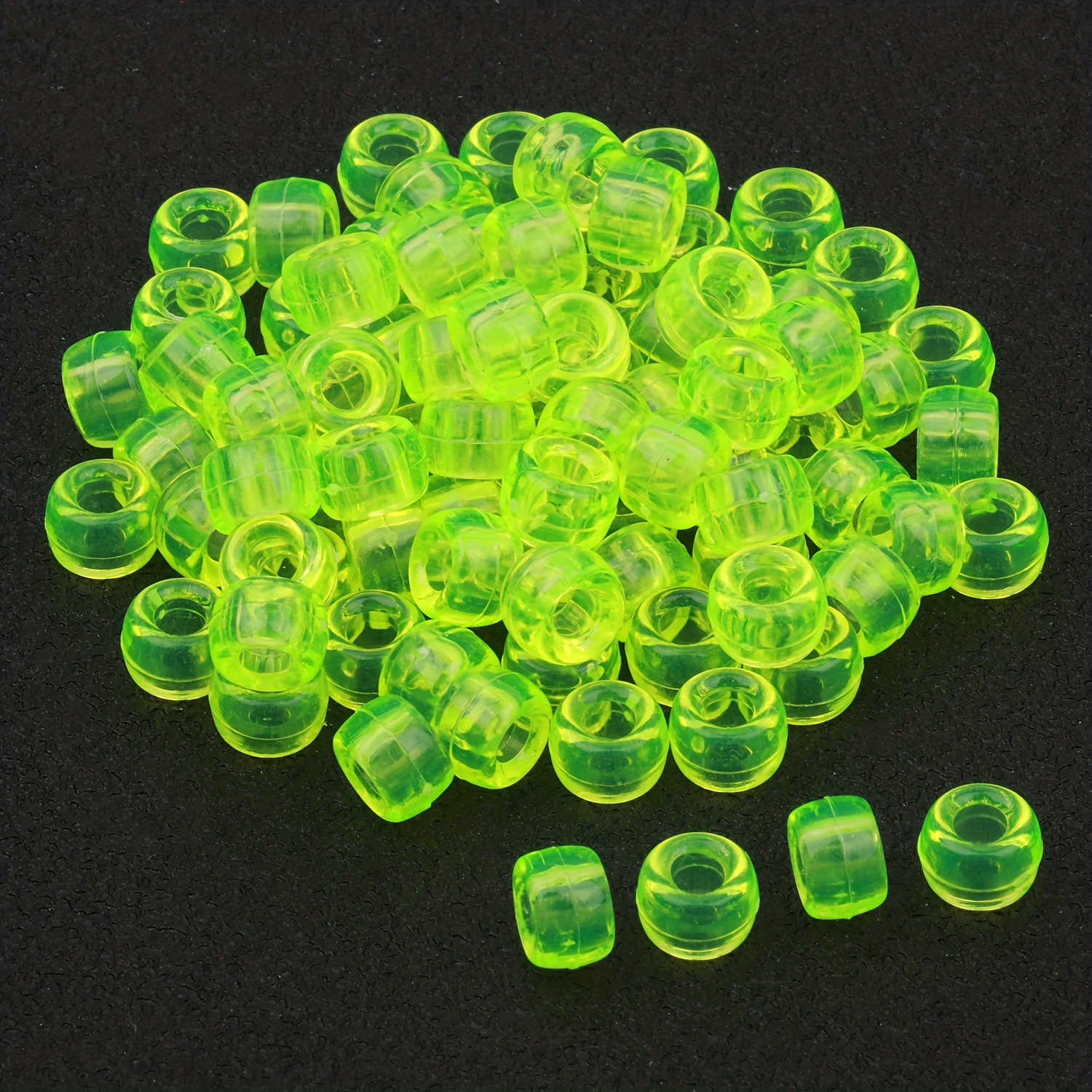 Bag Pony Beads Bulk Transparent Colorful Beads For Jewelry - Temu