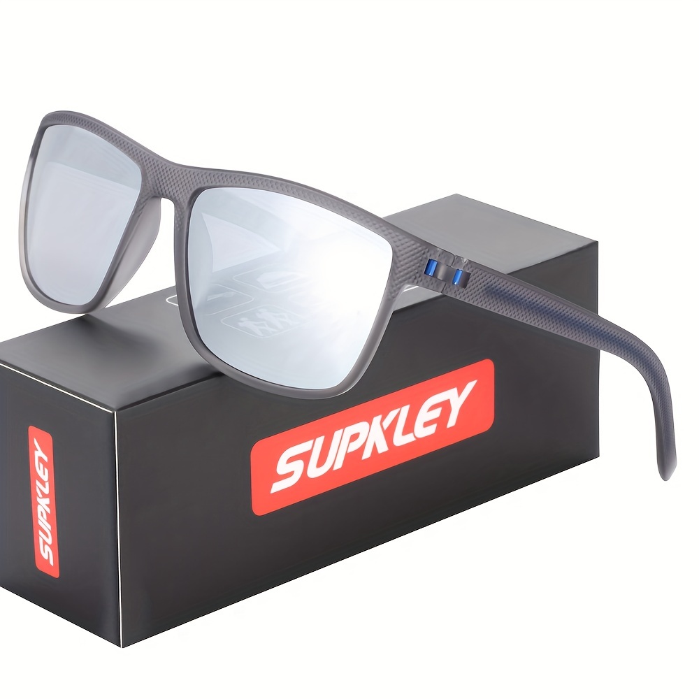 1pc Mens Supkley Sports Sunglasses Cycling Polarized Outdoor