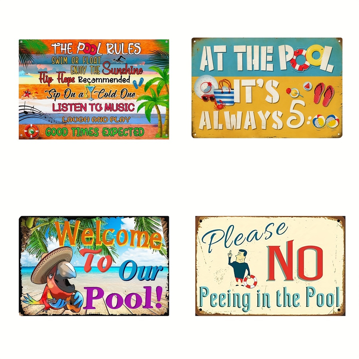 The pool rules
